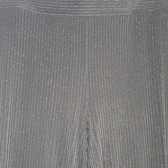 Forever 21 Ribbed Knit Pants With Metallic Accent Size Small - Picture 3 of 5